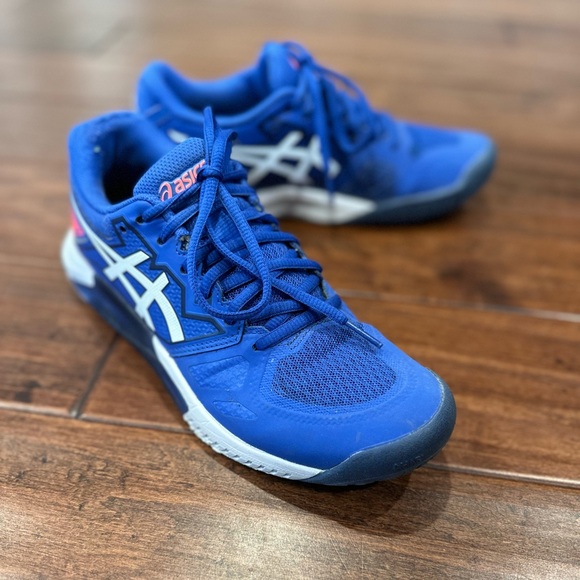 ASICS Gel-Challenger 13 Tennis/Pickleball Shoes - Electric Blue/White - Picture 2 of 6